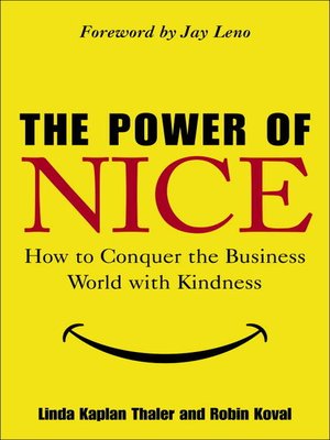 cover image of The Power of Nice